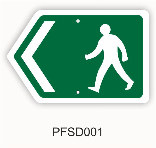 Public Footpath (Left) Sign