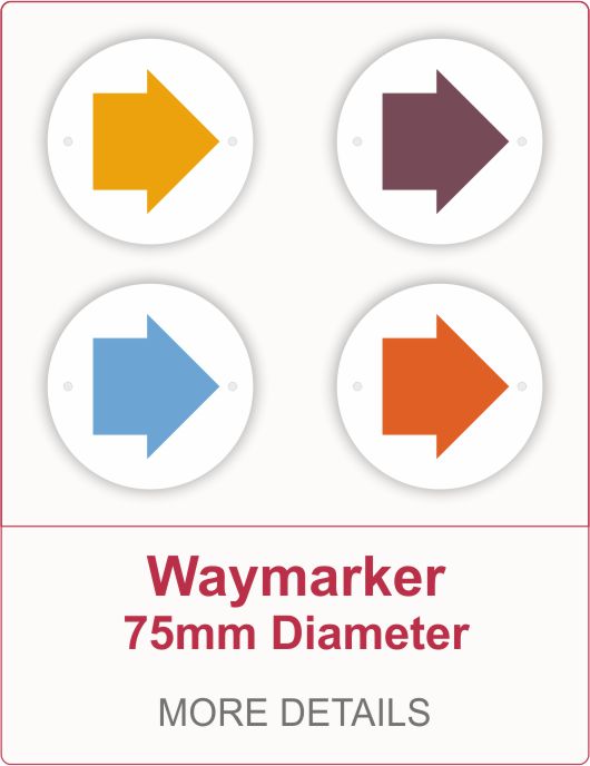 75mm Round Waymarker