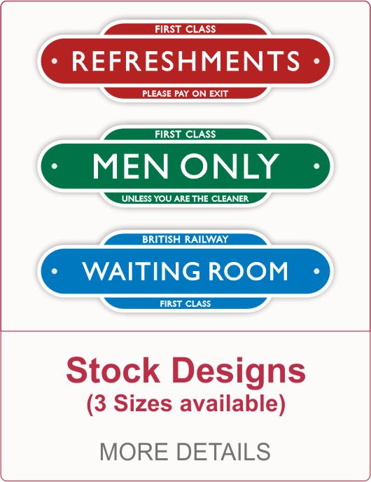 Britsh Railway Totem Sign (Stock Design)